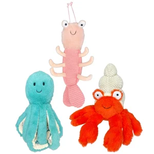 Multipet Margaritaville Coral Reefers Dog Toy Assorted Color