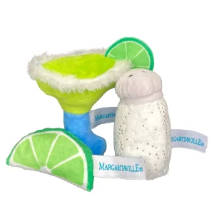 Multipet Margaritaville Margarita, Salt & Lime Cat Toy Assorted Color 3 pk