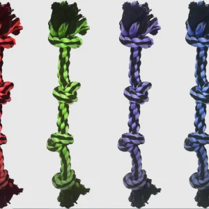 Multipet Nuts for Knots 4Knot Rope Dog Toy Assorted, 25 in
