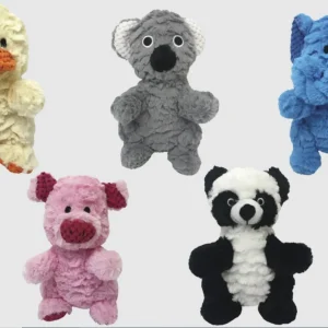Multipet Wrinkleez Plush Dog Toy Assorted, 9 in