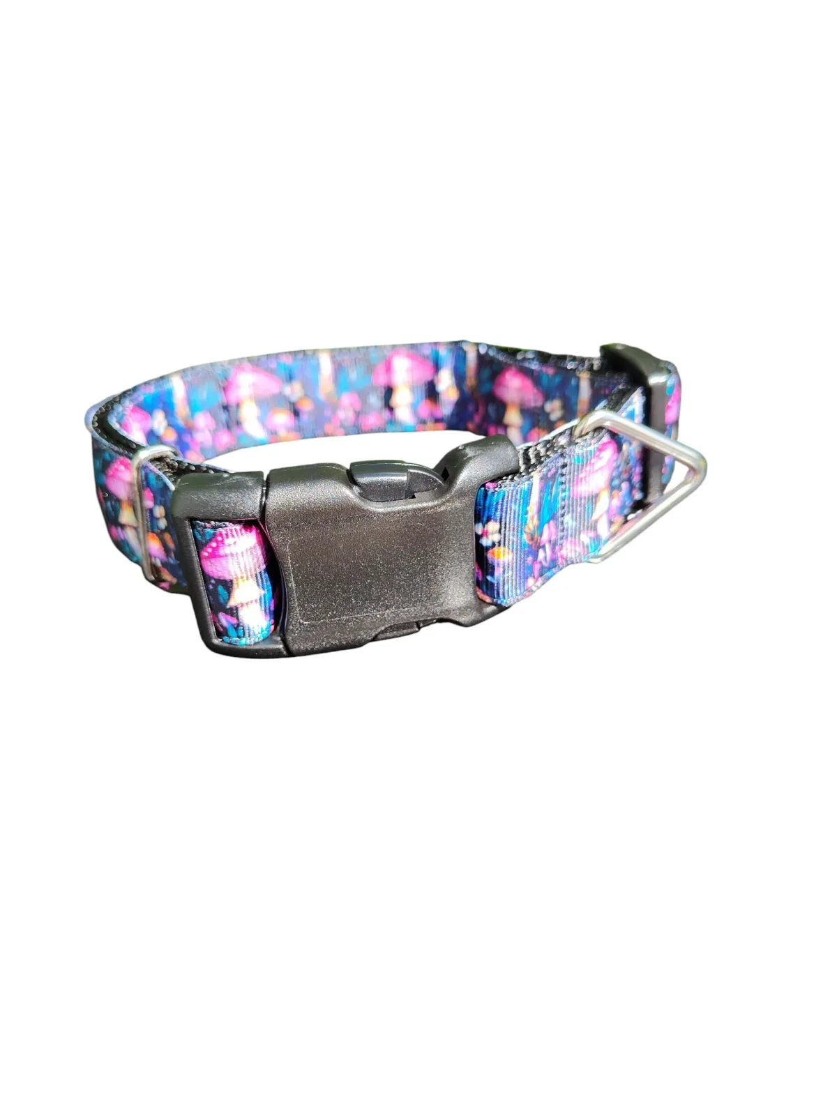 Mushroom Forest Nylon Dog Collar - Image 2