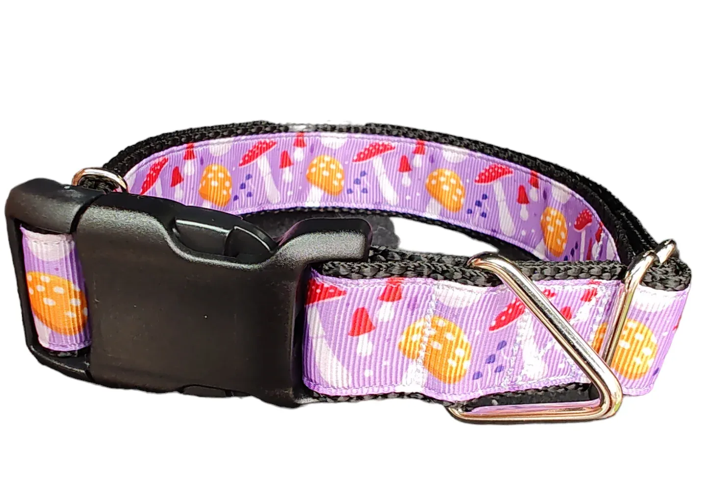 Mushrooms Nylon Dog Collar - Image 2