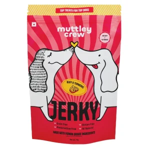 Muttley Crew Buff and Turmeric Jerky Dog Treats