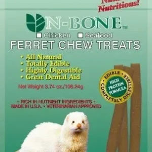 N-Bone Small Animal Ferret Chewy Treat Chicken - 1.87 Oz
