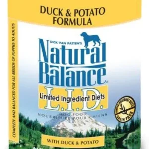 Natural Balance Limited Ingredient Diets Duck & Potato Canned Dog Food 12/13 oz. {L-1} 236407