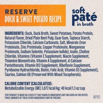 Natural Balance Limited Ingredient Duck & Sweet Potato Pate Cat (2.6 oz) - Image 2