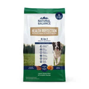 Natural Balance Pet Foods Health Protection Dry Dog Food Lamb, Rice & Pumpkin, 24 lb