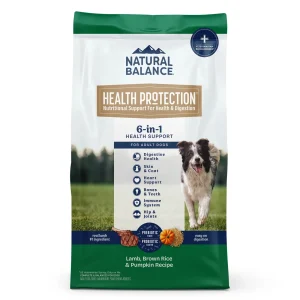 Natural Balance Pet Foods Health Protection Dry Dog Food Lamb, Rice & Pumpkin 4 lb