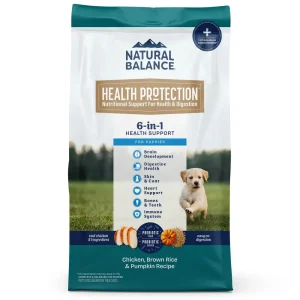 Natural Balance Pet Foods Health Protection Puppy Dry Dog Food Chicken, Rice & Pumpkin 4 lb