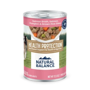 Natural Balance Pet Foods Health Protection Salmon & Pumpkin Stew Can Dog Food Salmon & Pumpkin 6ea/12.5 oz