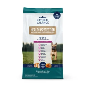 Natural Balance Pet Foods Health Protection Small Breed Dry Dog Food Chicken, Rice & Pumpkin, 12 lb