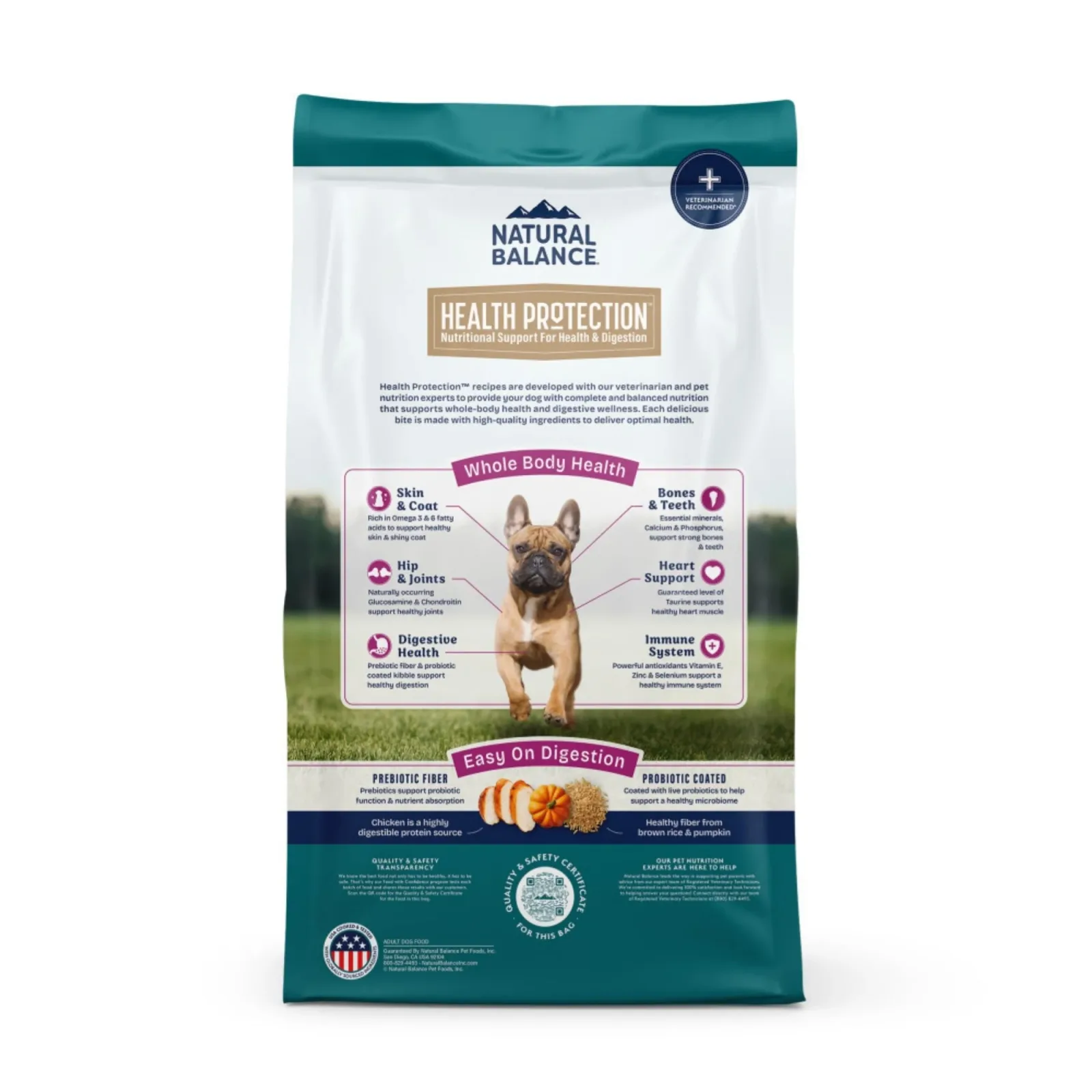 Natural Balance Pet Foods Health Protection Small Breed Dry Dog Food Chicken, Rice & Pumpkin, 4 lb - Image 2
