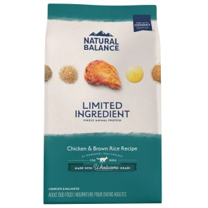 Natural Balance Pet Foods Limited Ingredient Dry Dog Food Chicken & Brown Rice 24 lb