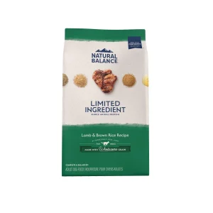 Natural Balance Pet Foods Limited Ingredient Dry Dog Food Lamb & Brown Rice 12 lb