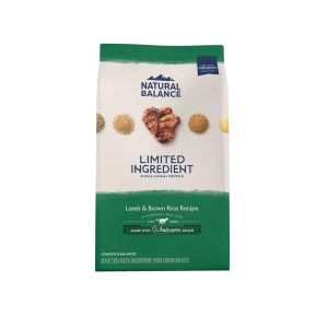 Natural Balance Pet Foods Limited Ingredient Dry Dog Food Lamb & Brown Rice 24 lb