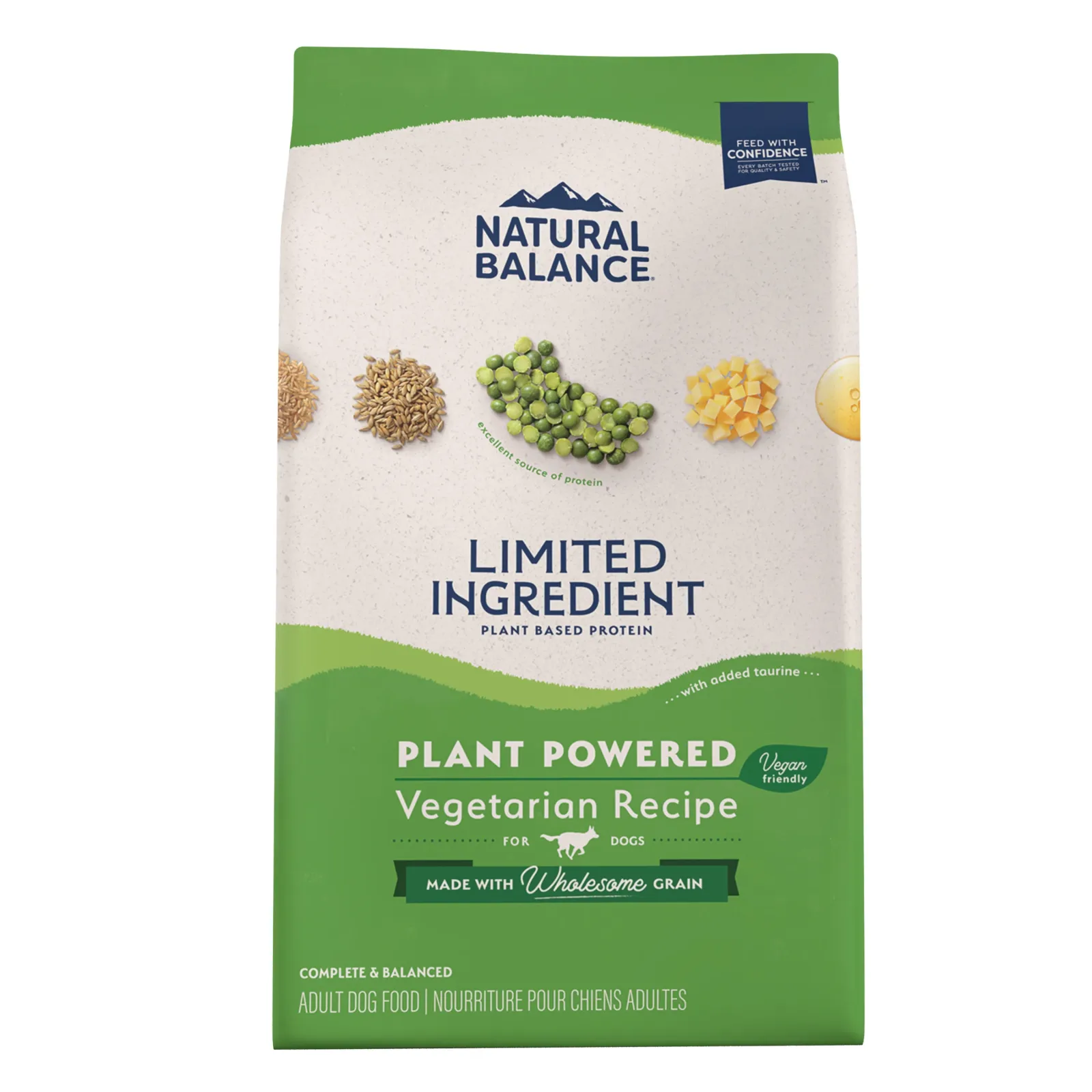 Natural Balance Pet Foods Limited Ingredient Plant Powered Vegan-Friendly Dry Dog Food 4 lb