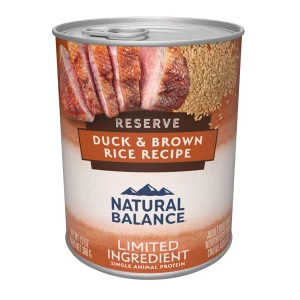 Natural Balance Pet Foods Limited Ingredient Reserve Canned Dog Food Duck & Brown Rice 12ea/13 oz