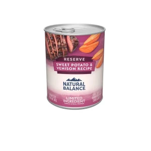 Natural Balance Pet Foods Limited Ingredient Reserve Canned Dog Food Sweet Potato & Venison 13 oz