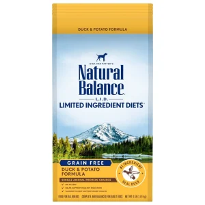 Natural Balance Pet Foods Limited Ingredient Reserve Grain-Free Duck & Potato, 4 lb