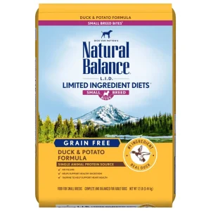 Natural Balance Pet Foods Limited Ingredient Reserve Grain-Free Small Breed Dry Dog Food Duck & Potato, 12 lb
