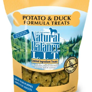 Natural Balance Pet Foods Rewards Crunchy Biscuits Small Breed Dog Treats Duck & Potato, 14 oz