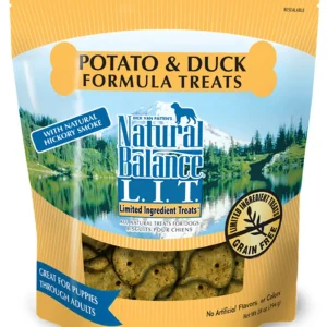 Natural Balance Pet Foods Rewards Crunchy Biscuits Small Breed Dog Treats Duck & Potato 28 oz