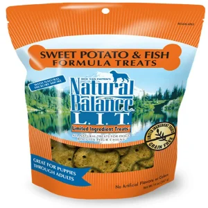 Natural Balance Pet Foods Rewards Crunchy Biscuits Small Breed Dog Treats Fish & Sweet Potato 14 oz