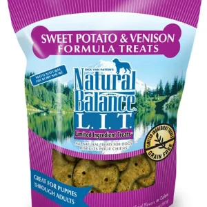Natural Balance Pet Foods Rewards Crunchy Biscuits Small Breed Dog Treats Venison & Sweet Potato 14 oz
