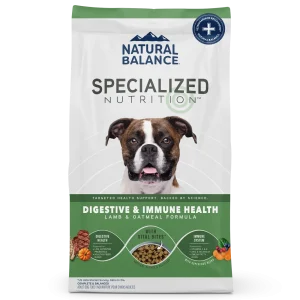Natural Balance Pet Foods Specialized Digestive & Immune Dry Dog Food Lamb & Oatmeal 22 lb