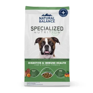 Natural Balance Pet Foods Specialized Digestive Immune Dry Dog Food Lamb Oatmeal, 3.5 lb