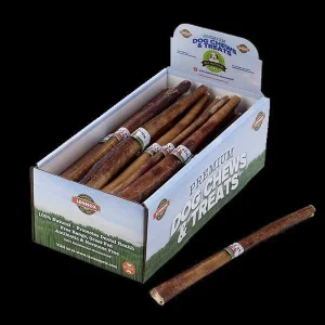 Natural Bully Stick 12" Odor Free 45 Count