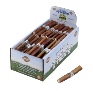 Natural Bully Stick 6" Odor Free 90 Count