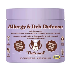 Natural Dog Company Dog Allergy & Itch Supplement Dog Chews, 90-Count