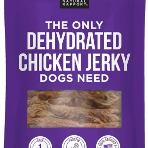 Natural Rapport The Only Dehydrated Chicken Jerky Dogs Need (4oz)