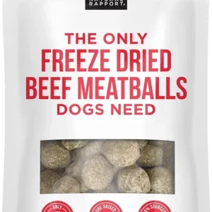 Natural Rapport The Only Freeze Dried Beef Meatballs Dogs Need (4oz)