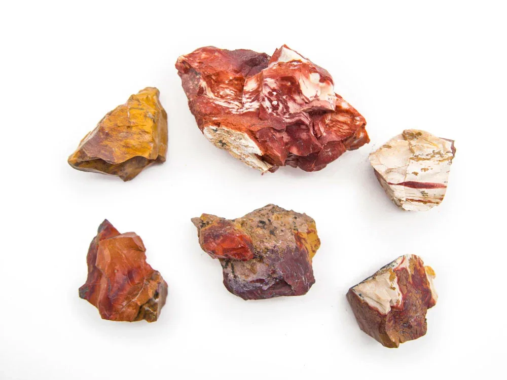 NATURAL Red Glass Rock AKA Red Jasper AKA Fire Stone - Aquarium / Terrarium / Bonsai Stone