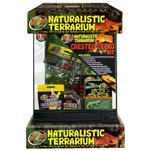 Naturalistic Terrarium Crested Gecko Kit