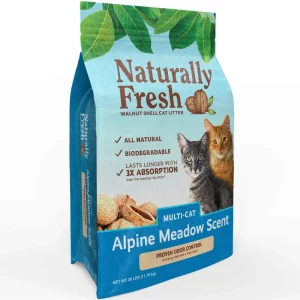 Naturally Fresh® Alpine Meadow® Scented Multi-Cat Quick-Clumping Formula Cat Litter - 26 Lbs