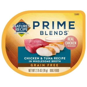 Nature's Recipe Prime Blends Wet Dog Food Chicken And Lamb 12ea/2.75 oz