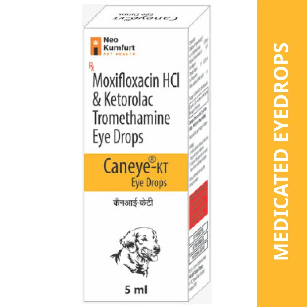 Neo Kumfurt Caneye KT Eye Drops for Dogs and Cats (5ml)