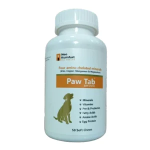 Neo Kumfurt Pawtab Chews Minerals Vitamins for Dogs and Cats (60 tablets)