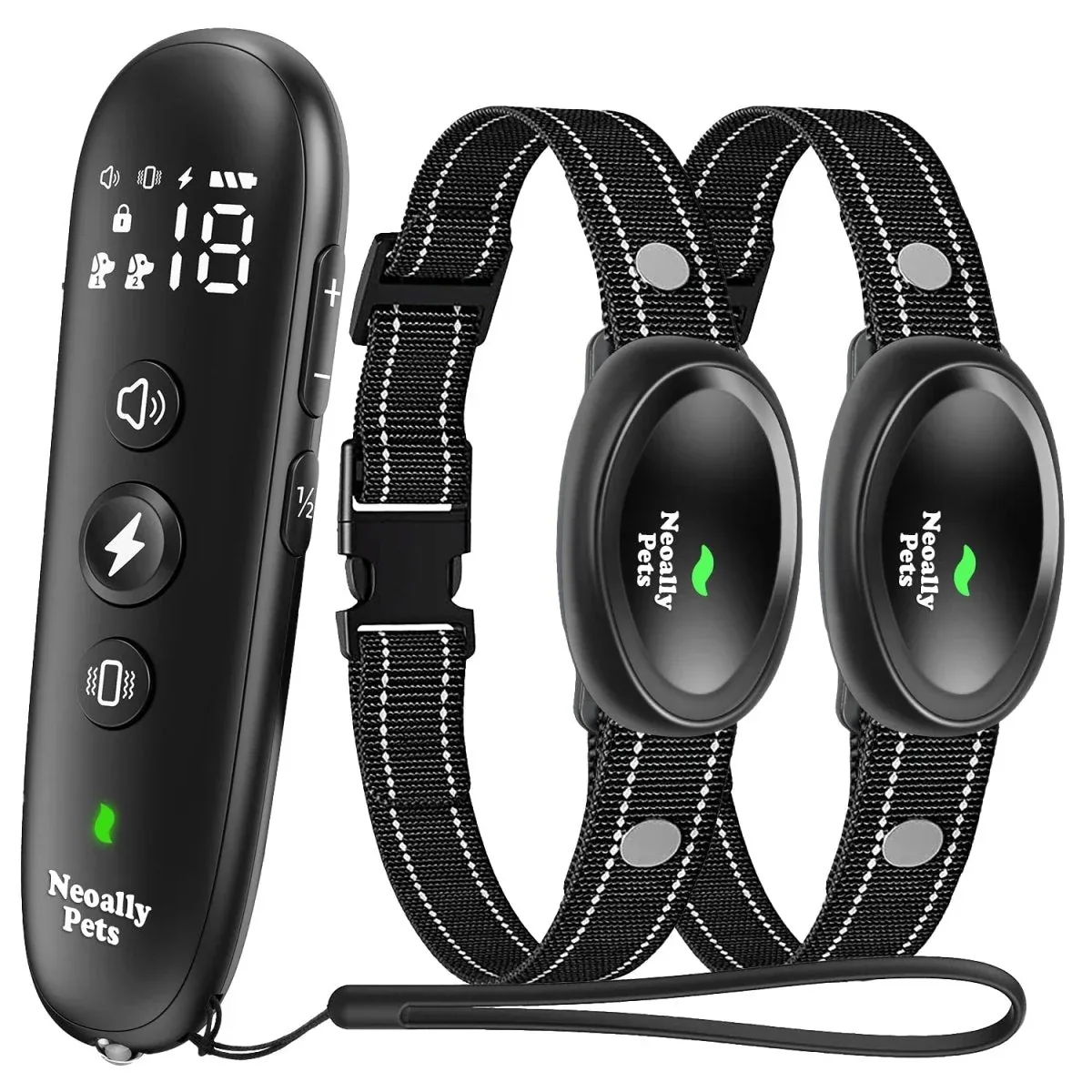 NeoAlly Remote Dog Training Collar for 8-150lbs Dogs | Rechargeable, Waterproof, 3 Training Modes, Security Lock, LED Anti - Image 2