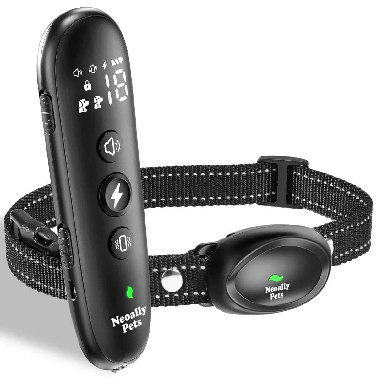 NeoAlly Remote Dog Training Collar for 8-150lbs Dogs | Rechargeable, Waterproof, 3 Training Modes, Security Lock, LED Anti