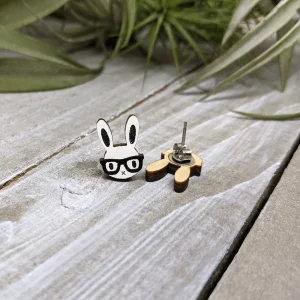 Nerd Bunny Earrings