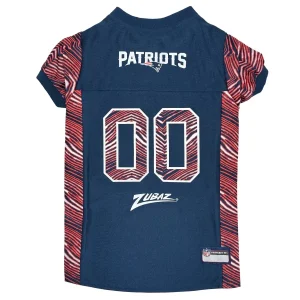 New England Patriots Zubaz Dog Jersey - NFL Licensed Pet Jersey