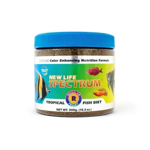 New Life Spectrum Tropical Sinking Pellets Fish Food, 10.5 oz, Regular