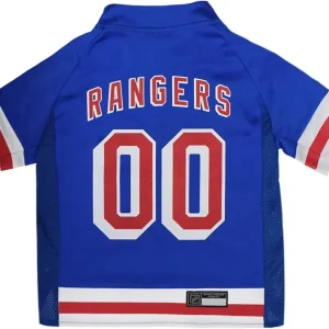 New York Rangers Dog Jersey - NHL Officially Licensed Pet Apparel