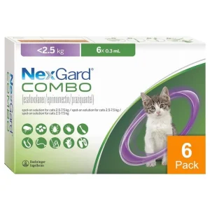 Nexgard Combo for Cats Under 5.5 lbs (2.5 kg)