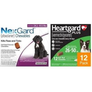 NexGard & Heartgard (Green) Combo Dogs 24