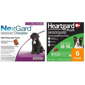 NexGard & Heartgard (Green) Combo Dogs 24